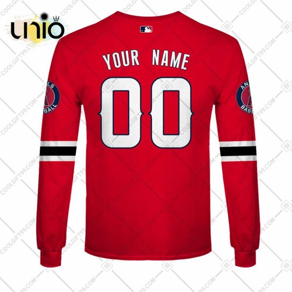 Personalized MLB Los Angeles Angels ALT Jersey Hoodie