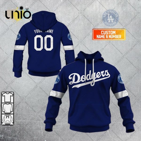 Personalized MLB Los Angeles Dodgers ALT Jersey Hoodie