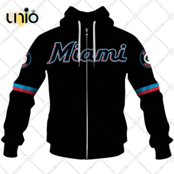 Personalized MLB Miami Marlins ALT Jersey Hoodie