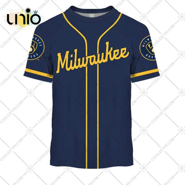 Personalized MLB Milwaukee Brewers ALT Jersey Hoodie