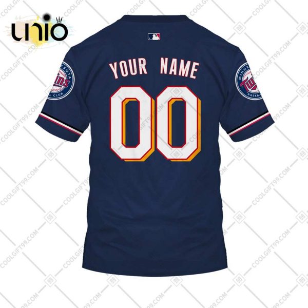 Personalized MLB Minnesota Twins ALT Jersey Hoodie