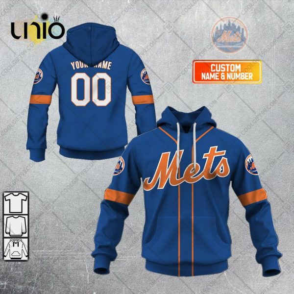 Personalized MLB New York Mets ALT Jersey Hoodie