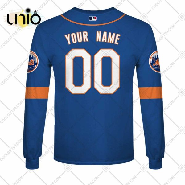 Personalized MLB New York Mets ALT Jersey Hoodie