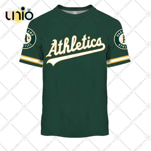 Personalized MLB Oakland Athletics ALT Jersey Hoodie