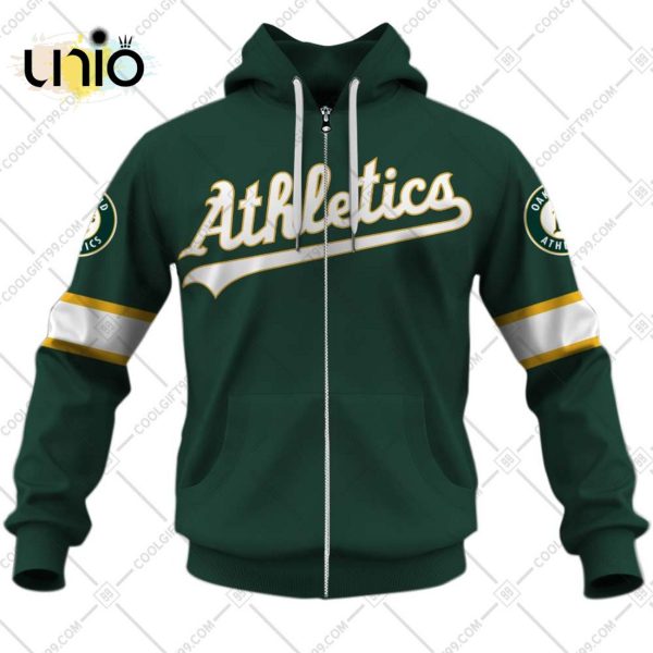 Personalized MLB Oakland Athletics ALT Jersey Hoodie