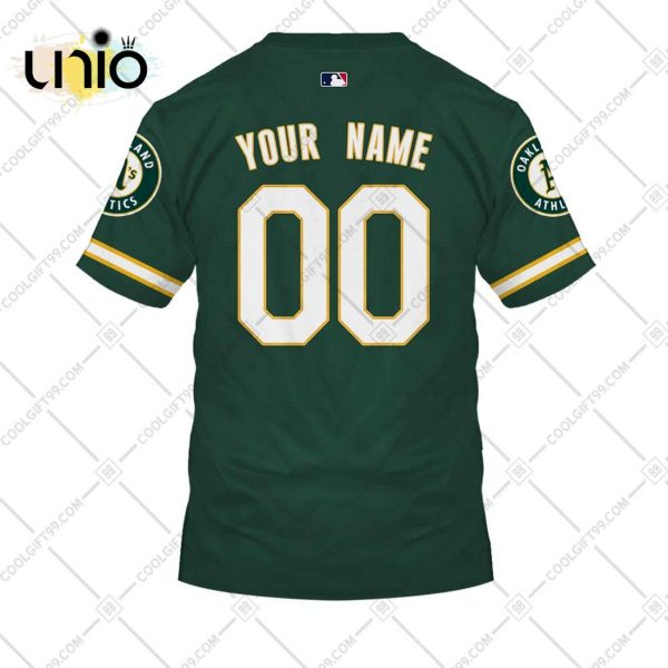 Personalized MLB Oakland Athletics ALT Jersey Hoodie