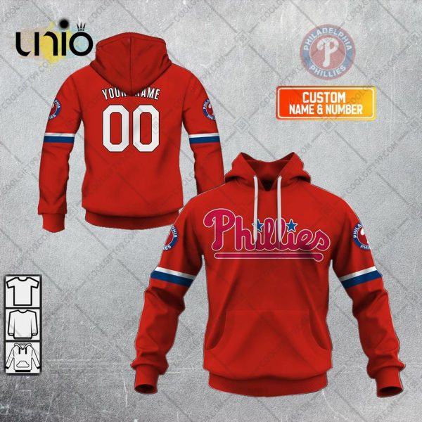 Personalized MLB Philadelphia Phillies ALT Jersey Hoodie