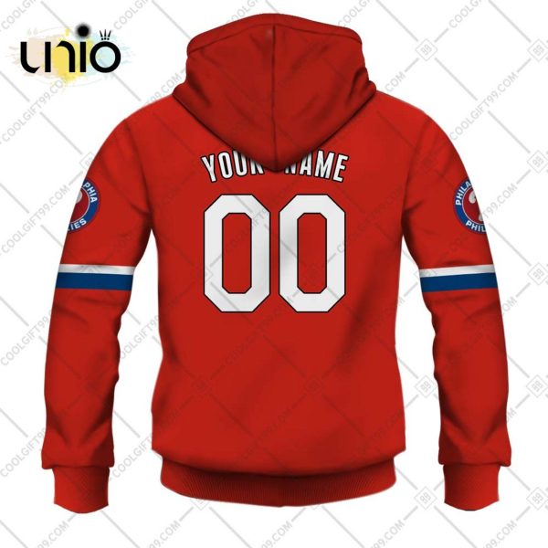 Personalized MLB Philadelphia Phillies ALT Jersey Hoodie