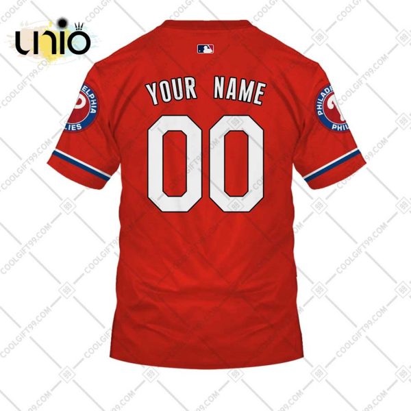 Personalized MLB Philadelphia Phillies ALT Jersey Hoodie