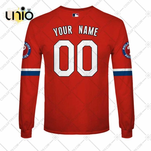 Personalized MLB Philadelphia Phillies ALT Jersey Hoodie