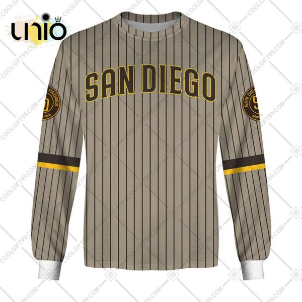 Personalized MLB San Diego Padres ALT Jersey Hoodie