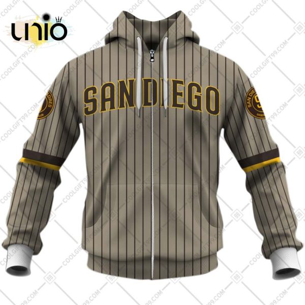 Personalized MLB San Diego Padres ALT Jersey Hoodie