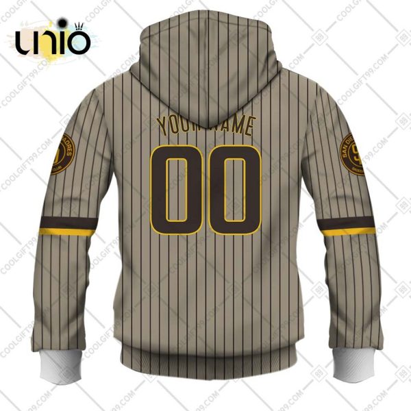 Personalized MLB San Diego Padres ALT Jersey Hoodie