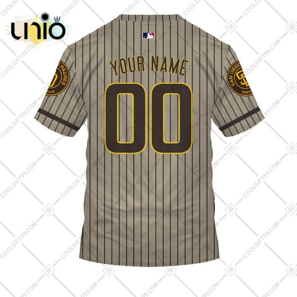 Personalized MLB San Diego Padres ALT Jersey Hoodie