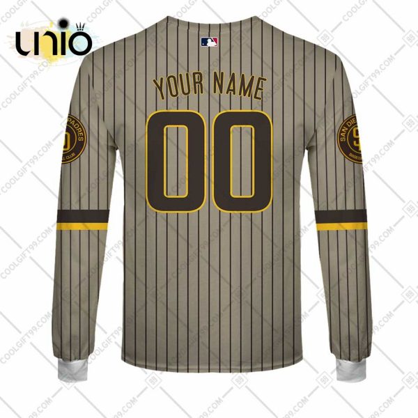 Personalized MLB San Diego Padres ALT Jersey Hoodie