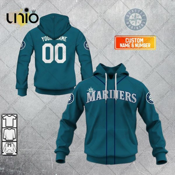 Personalized MLB Seattle Mariners ALT Jersey Hoodie