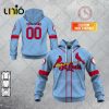 Personalized MLB Tampa Bay Rays ALT Jersey Hoodie