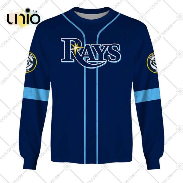 Personalized MLB Tampa Bay Rays ALT Jersey Hoodie