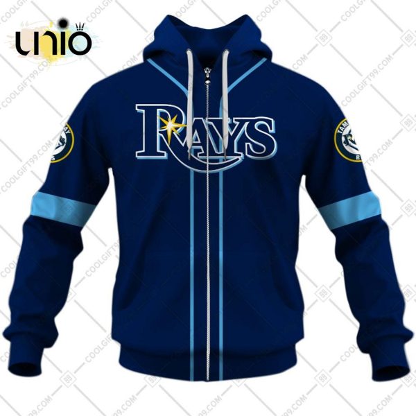 Personalized MLB Tampa Bay Rays ALT Jersey Hoodie