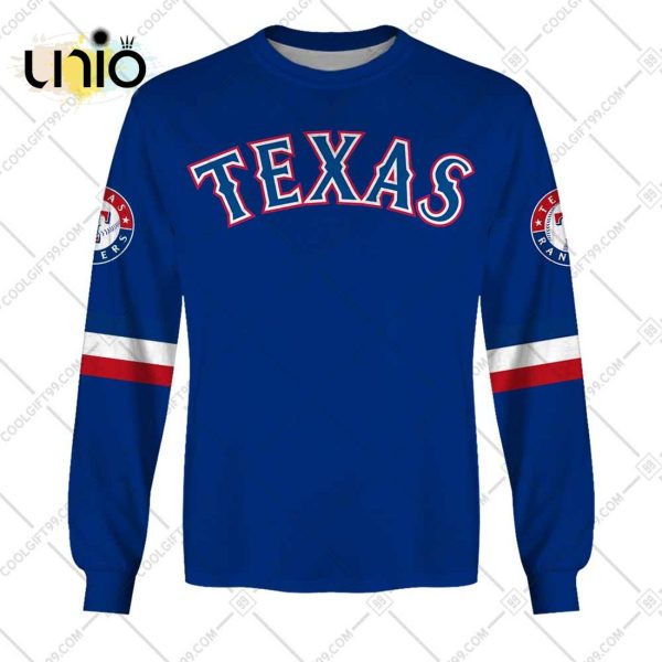 Personalized MLB Texas Rangers ALT Jersey Hoodie