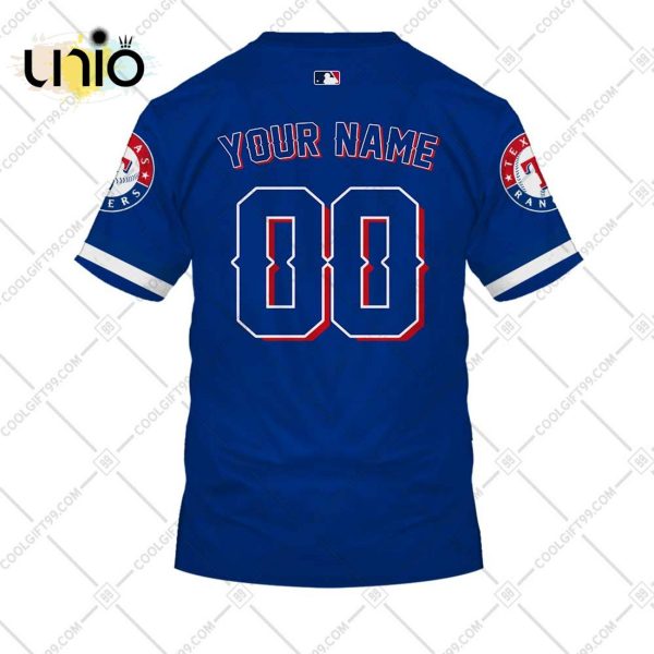 Personalized MLB Texas Rangers ALT Jersey Hoodie