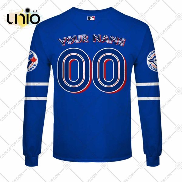 Personalized MLB Toronto Blue Jays ALT Jersey Hoodie