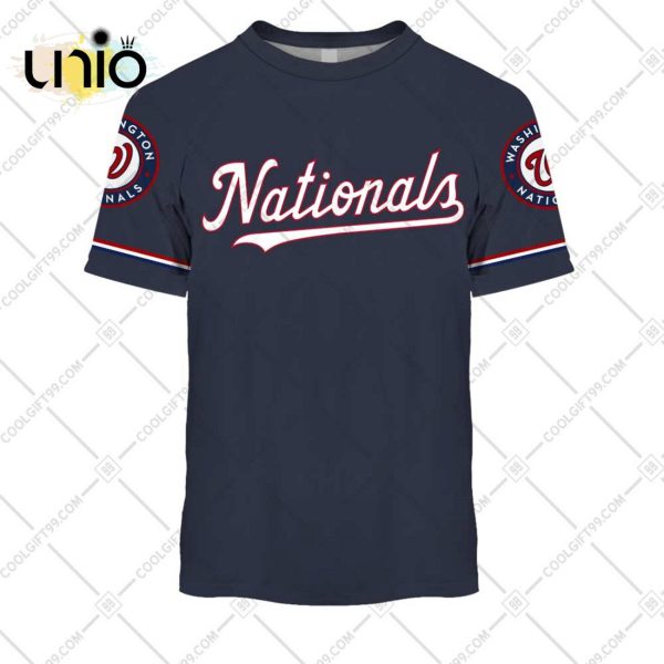 Personalized MLB Washington Nationals ALT Jersey Hoodie