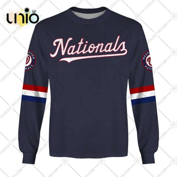 Personalized MLB Washington Nationals ALT Jersey Hoodie