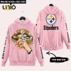 Seattle Seahawks Custom Name Shut The F Up Pink Hoodie