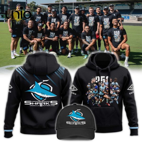 Premium Cronulla Sharks Black Hoodie, Cap Limited Edition