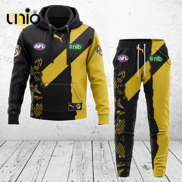 Richmond Tigers AFL Mix Guernseys 2024 Collection Hoodie, Jogger