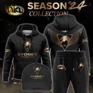 Sydney Swans Gold Premier 2024 Hoodie, Jogger, Cap Limited Edition
