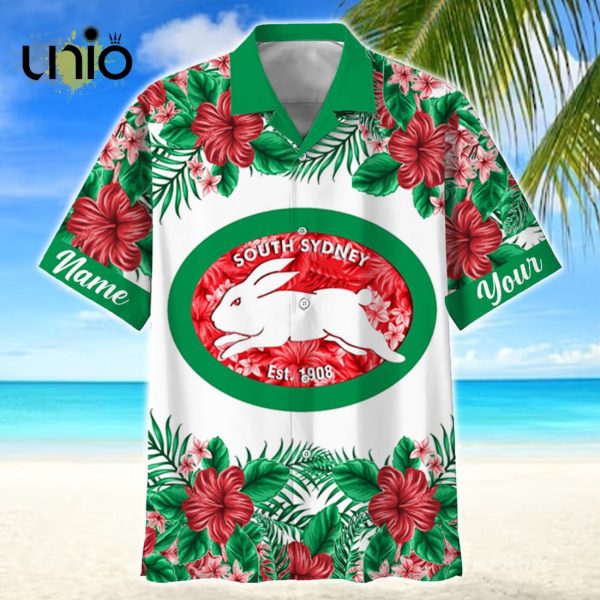 South Sydney Rabbitohs NRL Sport Personalized Island Hawaiian Shirt