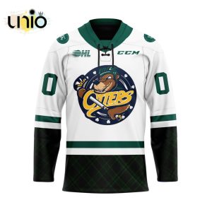 Custom Erie Otters The Luck Of The Irish Hockey Jersey