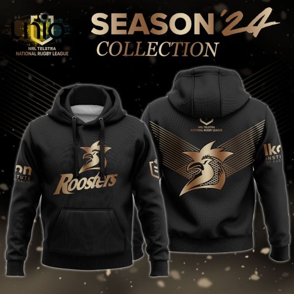 Sydney Roosters NRL Gold Premier 2024 Hoodie, Jogger, Cap