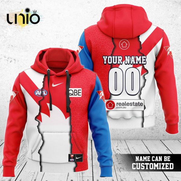 Sydney Swans AFL Mix Guernseys 2024 Collection Hoodie, Jogger