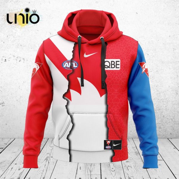 Sydney Swans AFL Mix Guernseys 2024 Collection Hoodie, Jogger