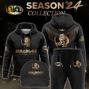 Western Bulldogs Gold Premier 2024 Hoodie, Jogger, Cap Limited Edition