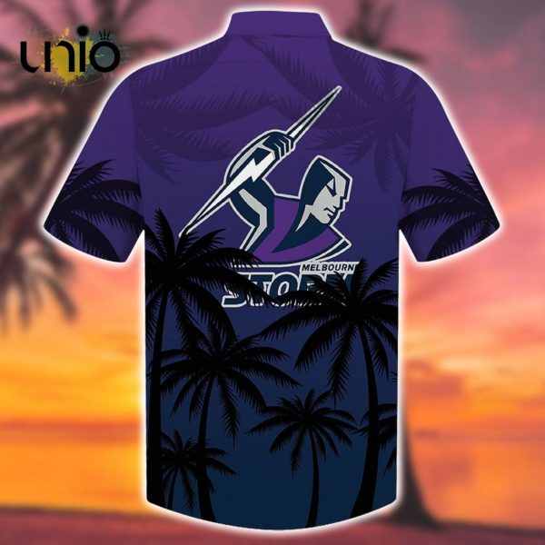 Tropical Melbourne Storm NRL Sport Personalized Hawaiian Shirt