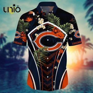 NFL Chicago Bears Custom Flower Summer Tropical Hawaiian Shirt