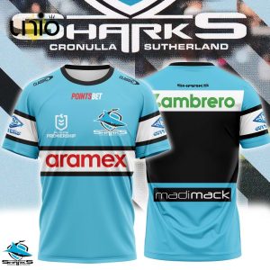 NRL Cronulla Sharks Blue Hoodie Special Edition