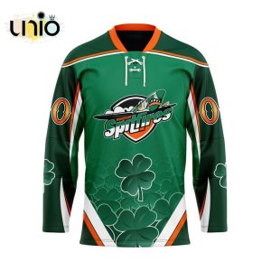 Custom Windsor Spitfires Team Hockey Jersey For St.Patrick Day