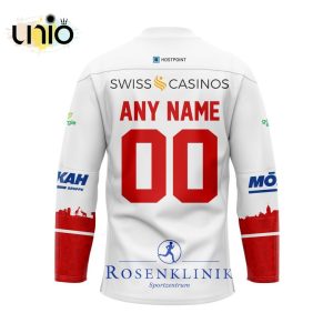 Custom SC Rapperswil-Jona Lakers Away Jersey Personalized Letters Number