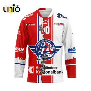 Custom SC Rapperswil-Jona Lakers Home Mix Away Jersey Personalized Letters Number