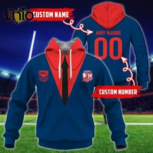 NRL Sydney Roosters Custom Name Hoodie