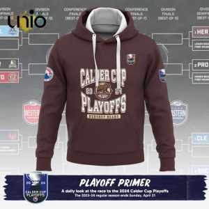 Custom Hershey Bears 2024 AHL Playoffs Primer Hoodie 3D