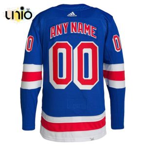 New York Rangers Home Primegreen Pro Custom Hockey Jersey