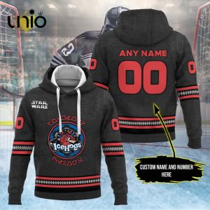 Custom Rockford IceHogs 2024 AHL Grey Hoodie 3D