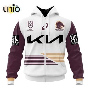 NRL Brisbane Broncos 2024 Away Kits Hoodie