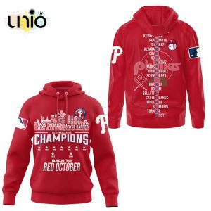 Luxury Philadelphia Phillies NL East Division Champions Red Hoodie